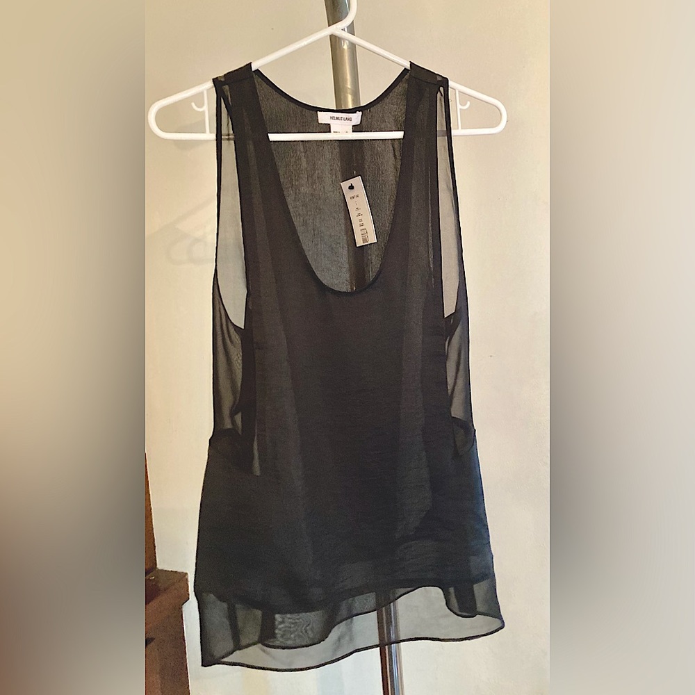 New Helmut Lang black tank
